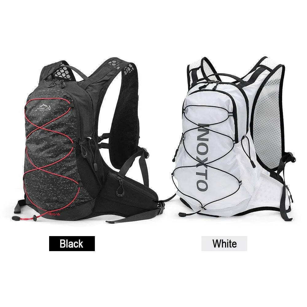 12L Outdoor Running Backpack Bicycle Backpack Sports Vest Ultralight Riding Bag Women Men Breathable Jogging Sport Backpack For Camping Hiking Cycling Sport Bag