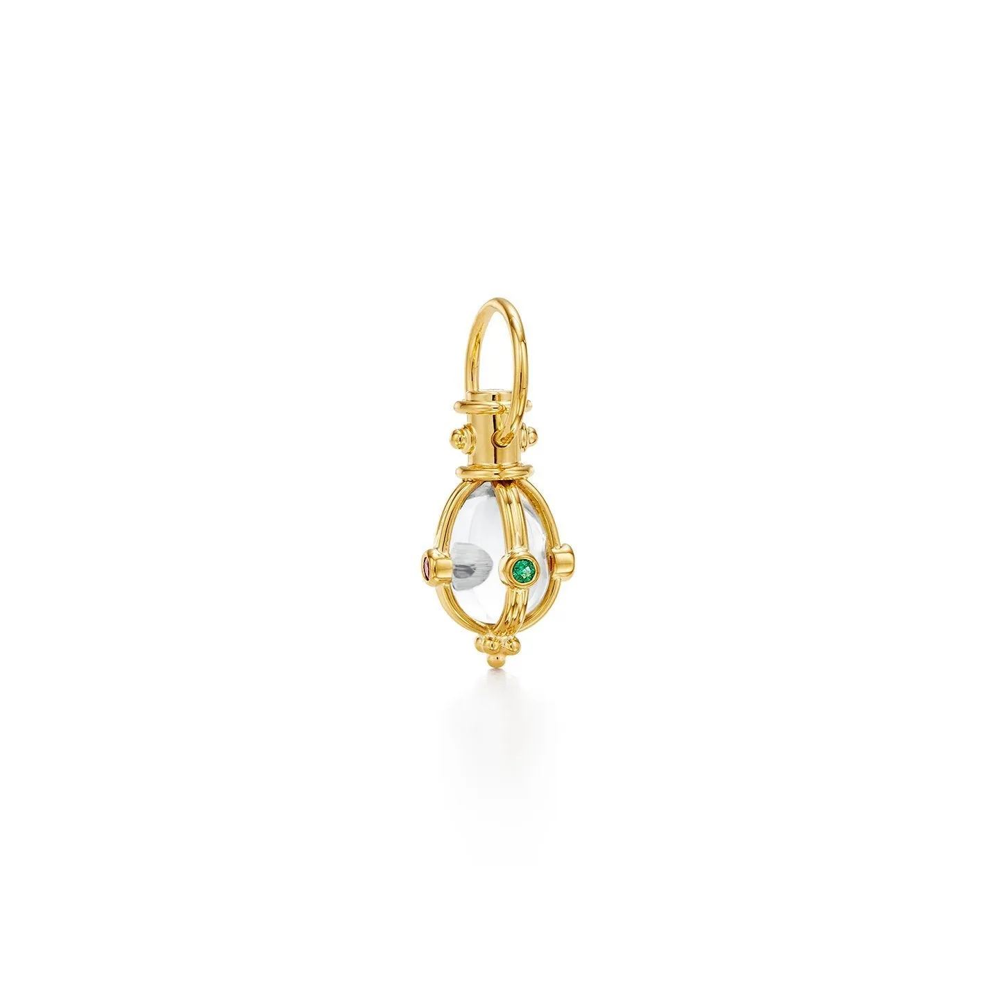 18K Classic Faceted Amulet