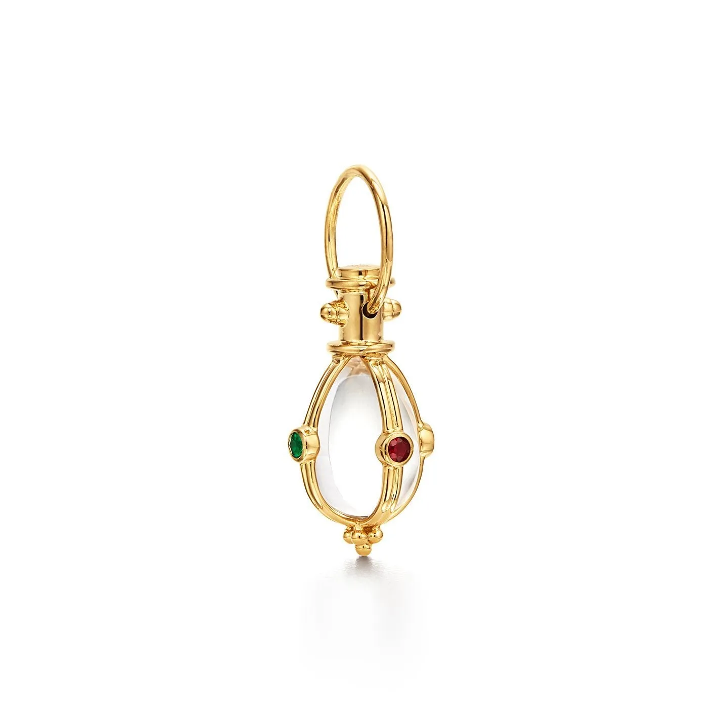 18K Classic Faceted Amulet