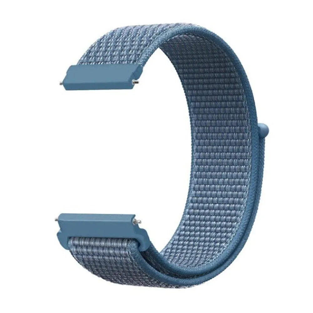 20mm SmartWatch Sport Loop Nylon Bands Spruce Aura