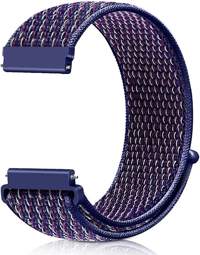 22mm Watch Straps Sport Loop Nylon Bands Kumquat