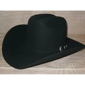 30X Stetson El Patron Black Beaver Fur Felt Western Cowboy Rodeo Hat