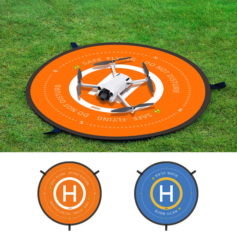 55CM/75CM Landing Pad Waterproof Apron With Night Light Mode Reflective Foldable Parking Apron Pad for DJI FIMI RC Drone