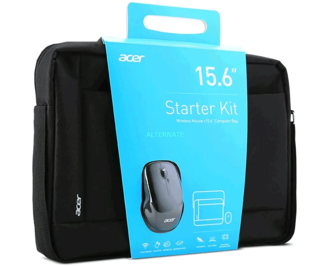 Acer 15.6" Laptop Case & Starter Kit