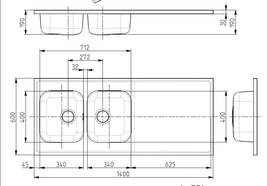 Alveus Classic PREMIUM 110, sit on sink