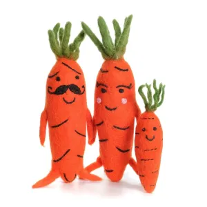 Amica Felt Mr & Mrs Carrot Toy 22cm