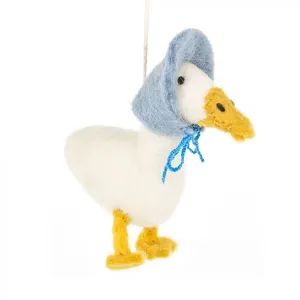 Amy Duck Hanging Decoration by Felt So Good