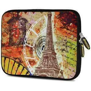 Amzer 7.75 Inch Neoprene iPad/Tablet Sleeve - Eiffel Tower Paris