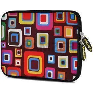 Amzer 7.75 Inch Neoprene iPad/Tablet Sleeve - Retro Squares