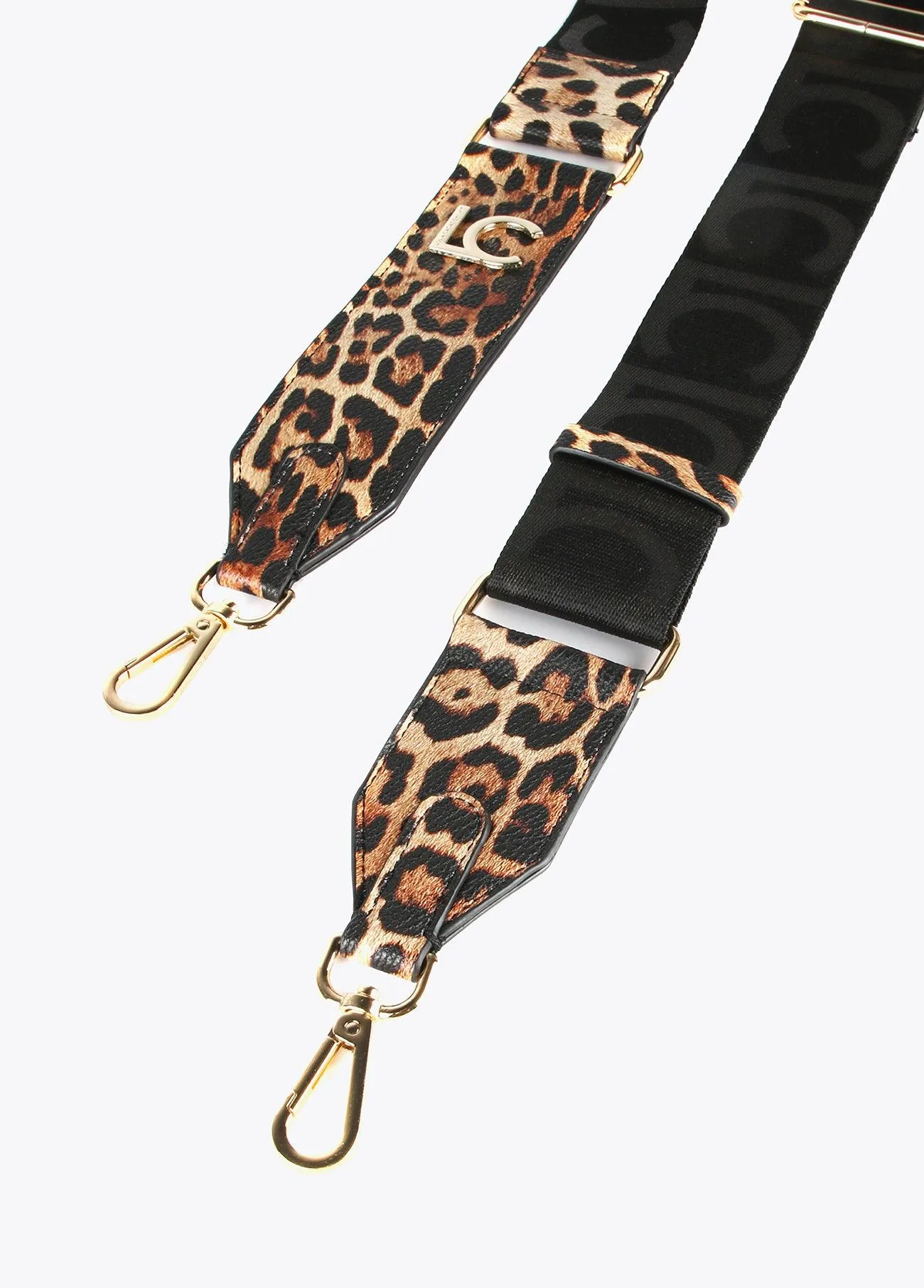 Animal print bag strap