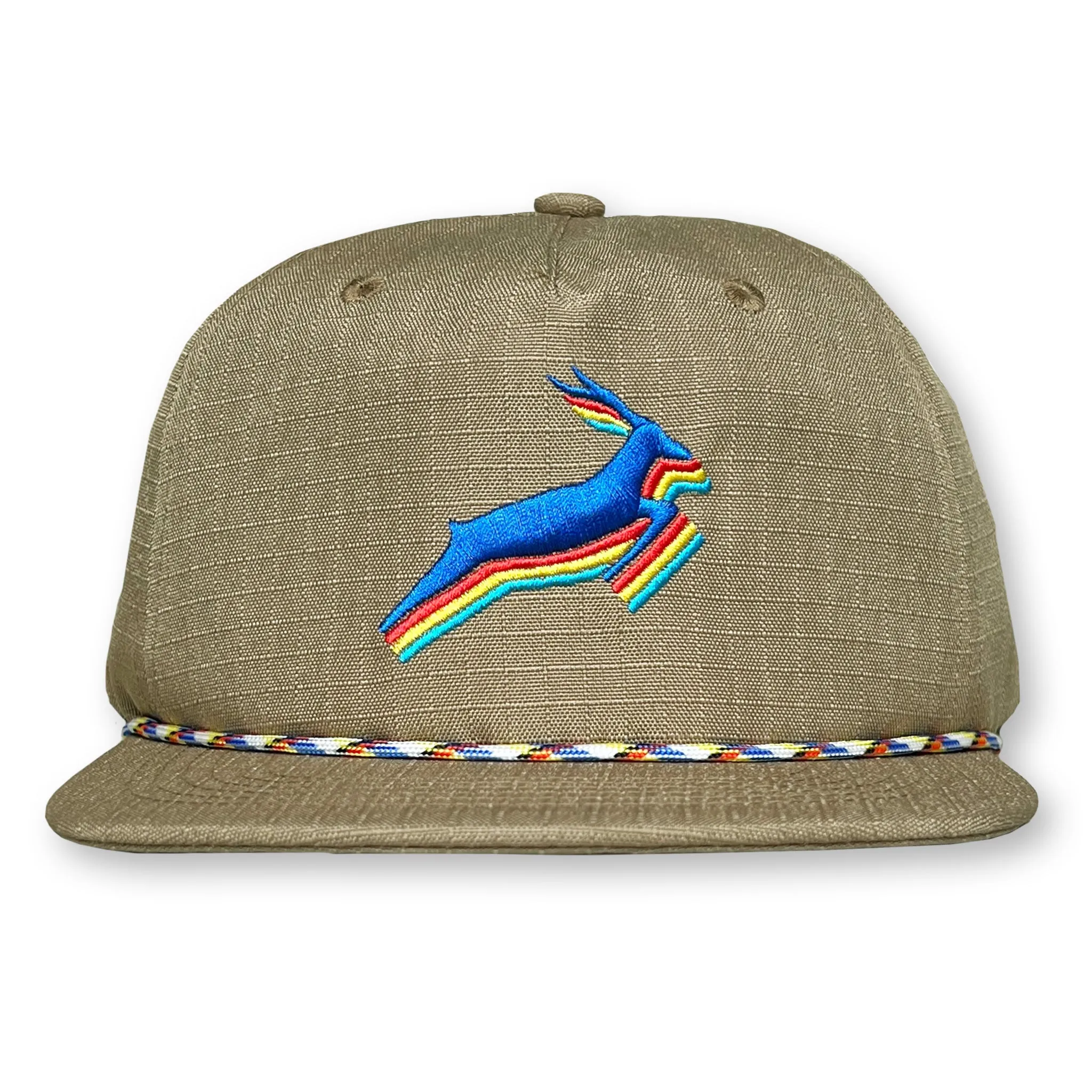 Antelope Rope Hat / Biscotti Ripstop Nylon with Cobalt Antelope