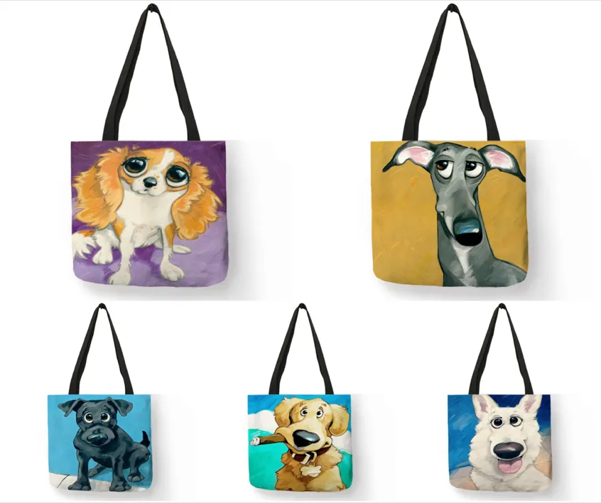 Artsy Dog Eco-Friendly Tote Bag