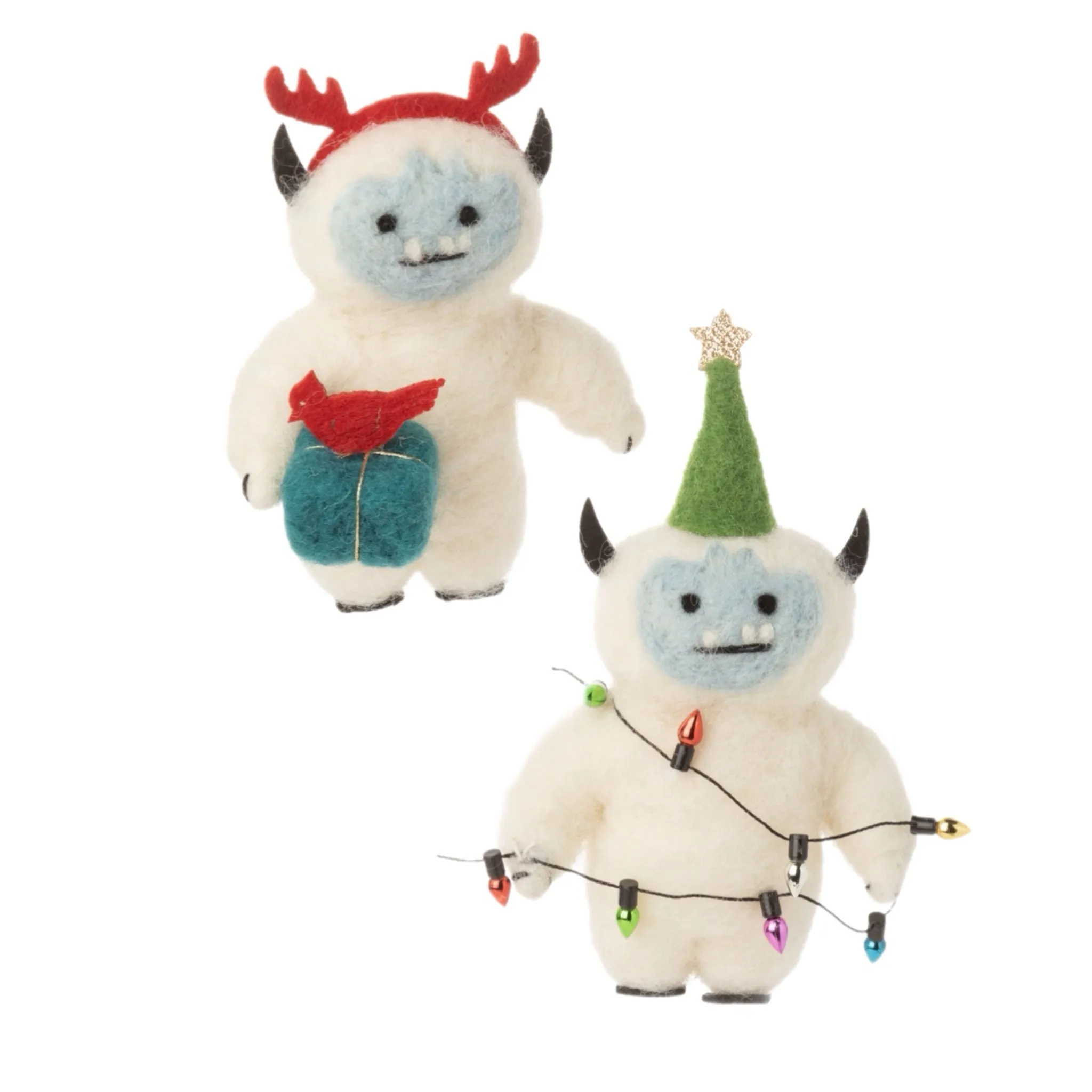 Assorted Yeti Ornament, INDIVIDUALLY SOLD