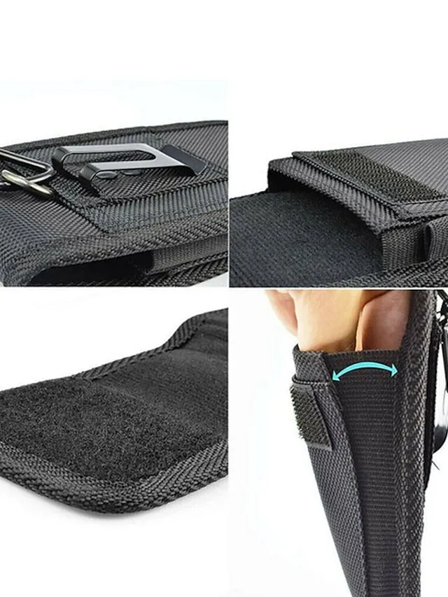 Belt Pouch / Belt Bag Clip On Phone Case Portable Card Holder Water Resistant Phone Case Dry Bag Mobile Rain Cover for For iPhone 14 Pro Max 13 12 Mini 11 Samsung Galaxy S22 Plus S21 FE A73 A53