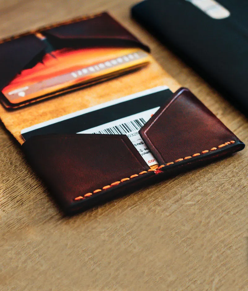 Best Minimalist Wallet, Mens Slim Leather