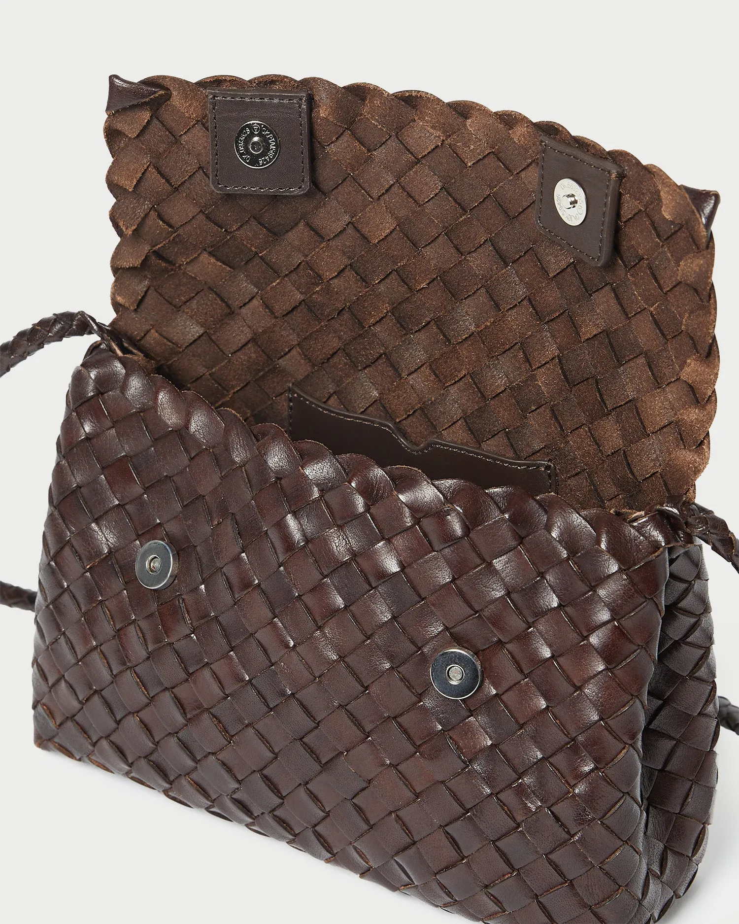 Billie Chocolate Leather Shoulder Bag