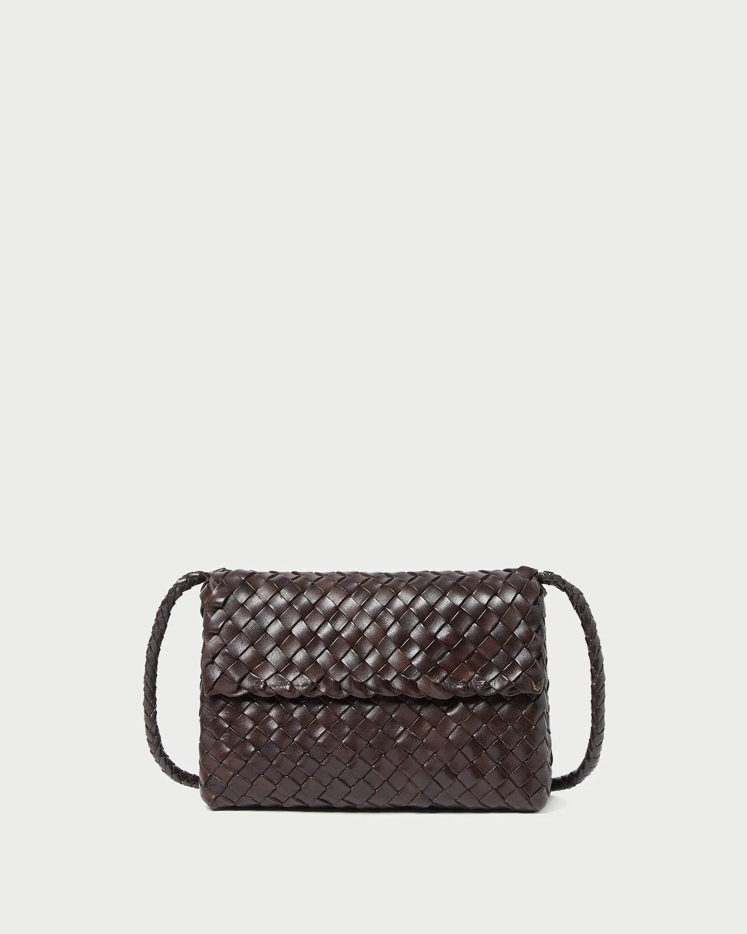 Billie Chocolate Leather Shoulder Bag