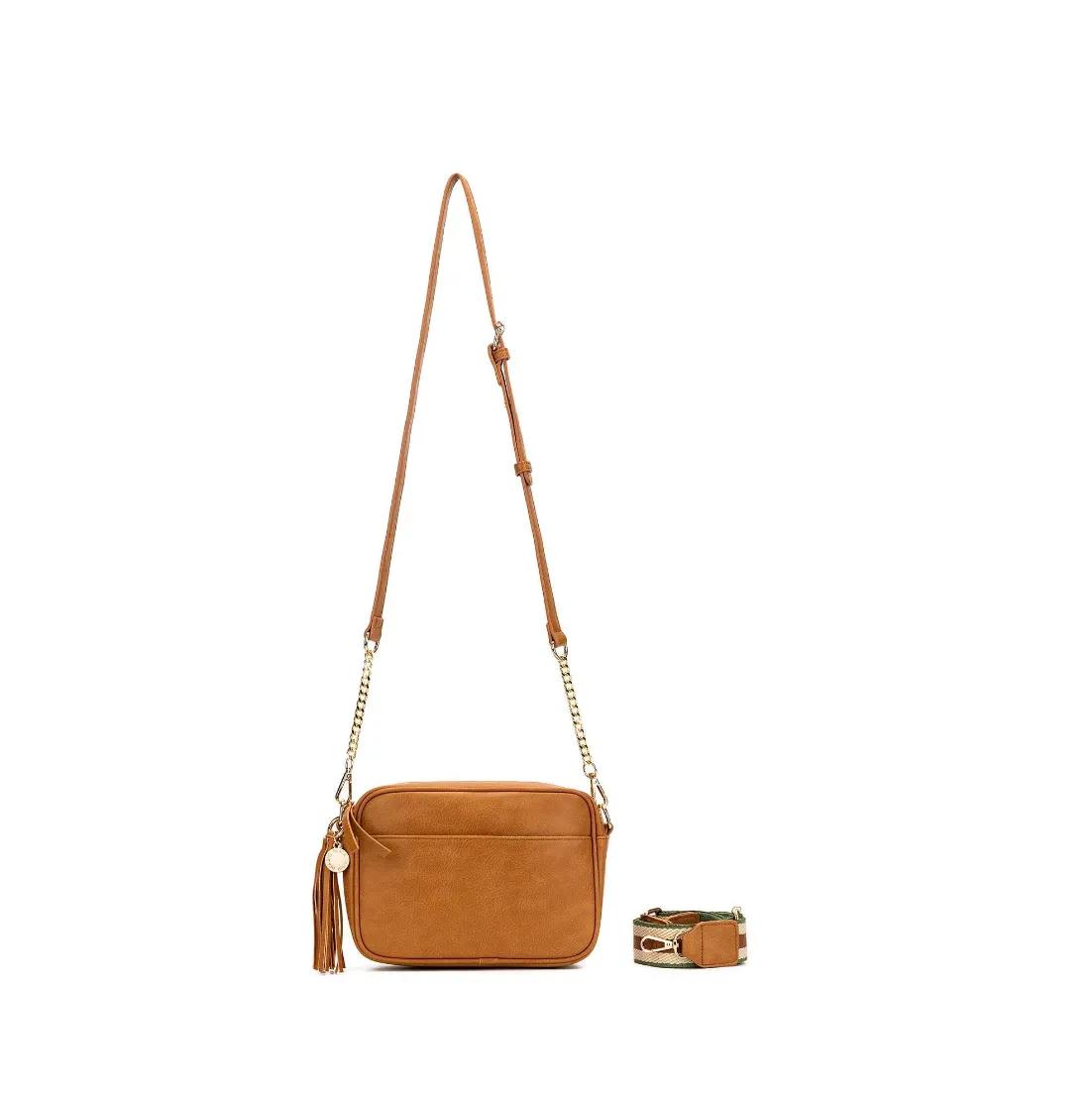 Black Caviar Designs Indie Crossbody Bag - Tan