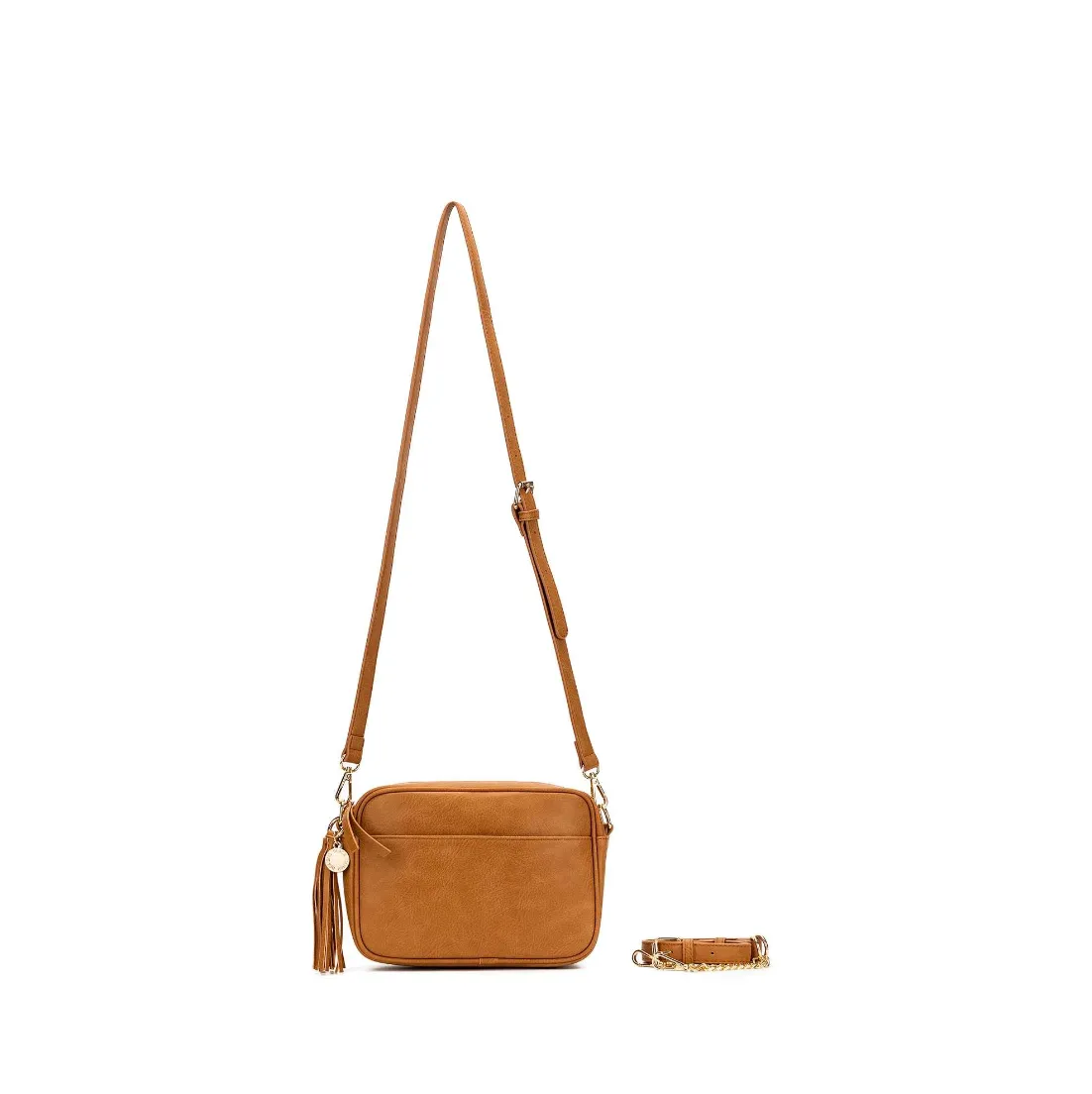 Black Caviar Designs Indie Crossbody Bag - Tan