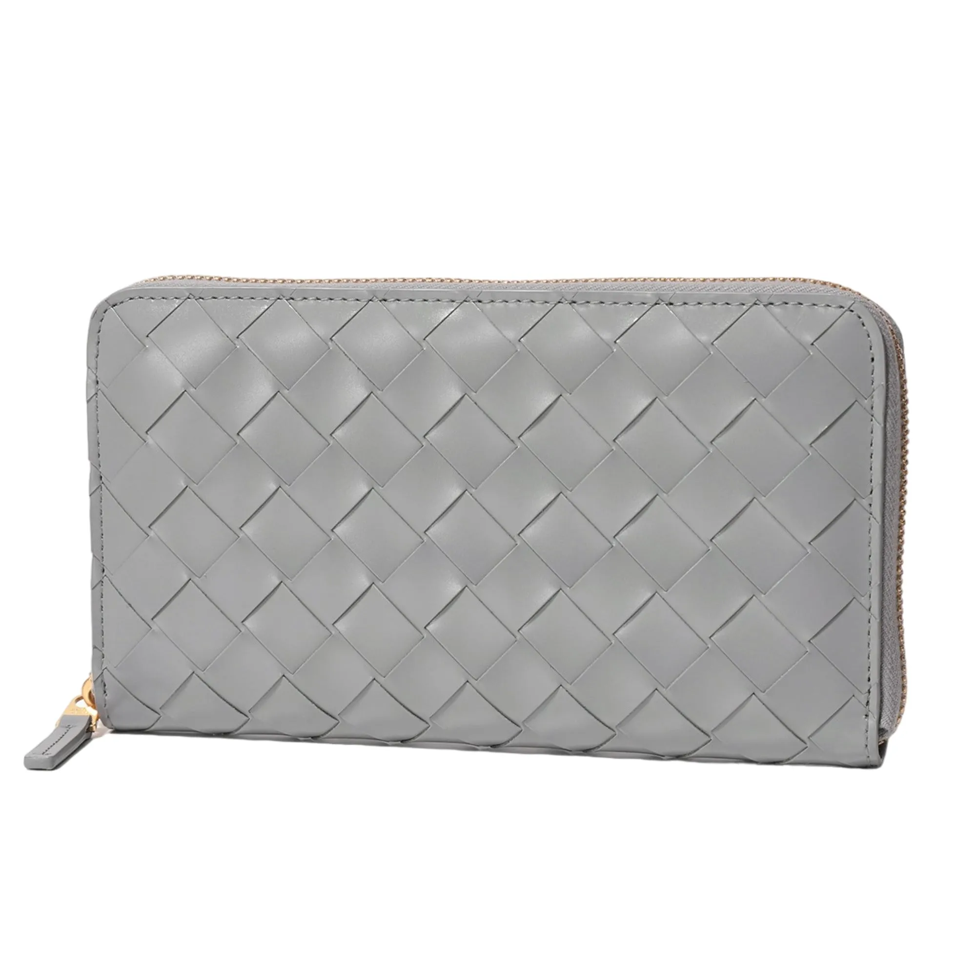 Bottega Veneta Intrecciato Zipper Wallet