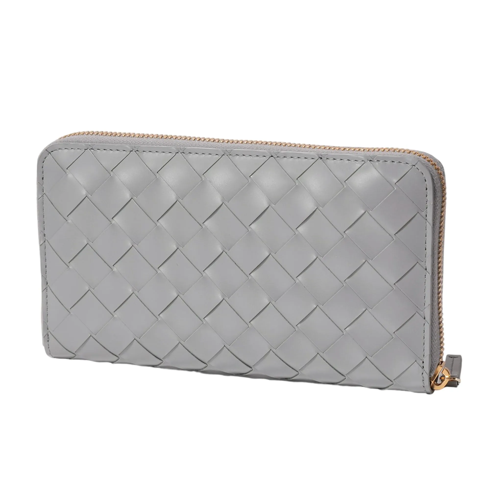 Bottega Veneta Intrecciato Zipper Wallet