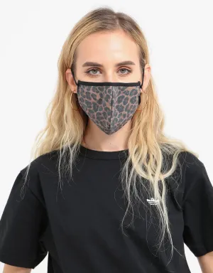 Brixton Antimicrobial Face Mask - Leopard