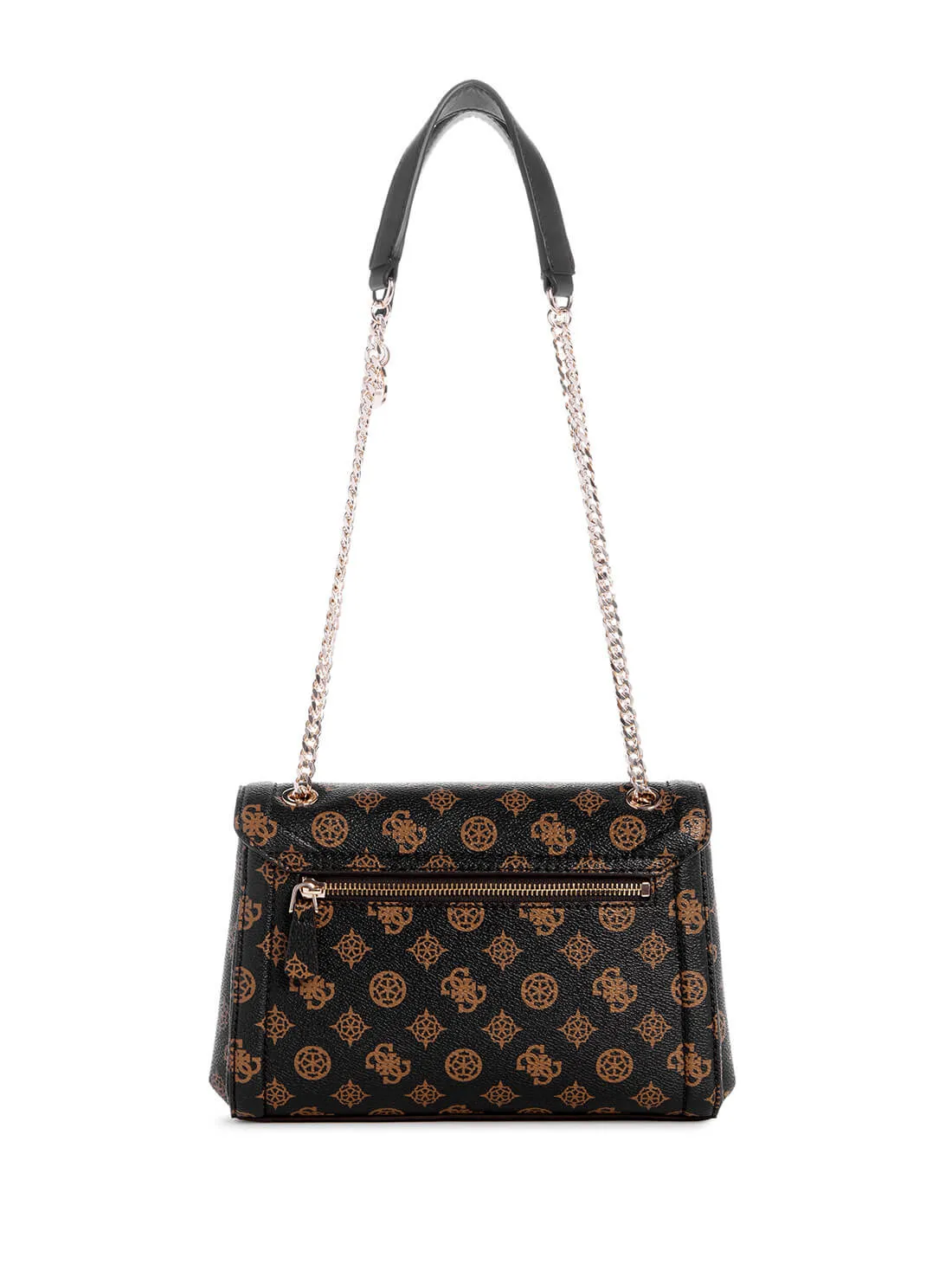 Brown Logo Noelle Convertible Crossbody Bag