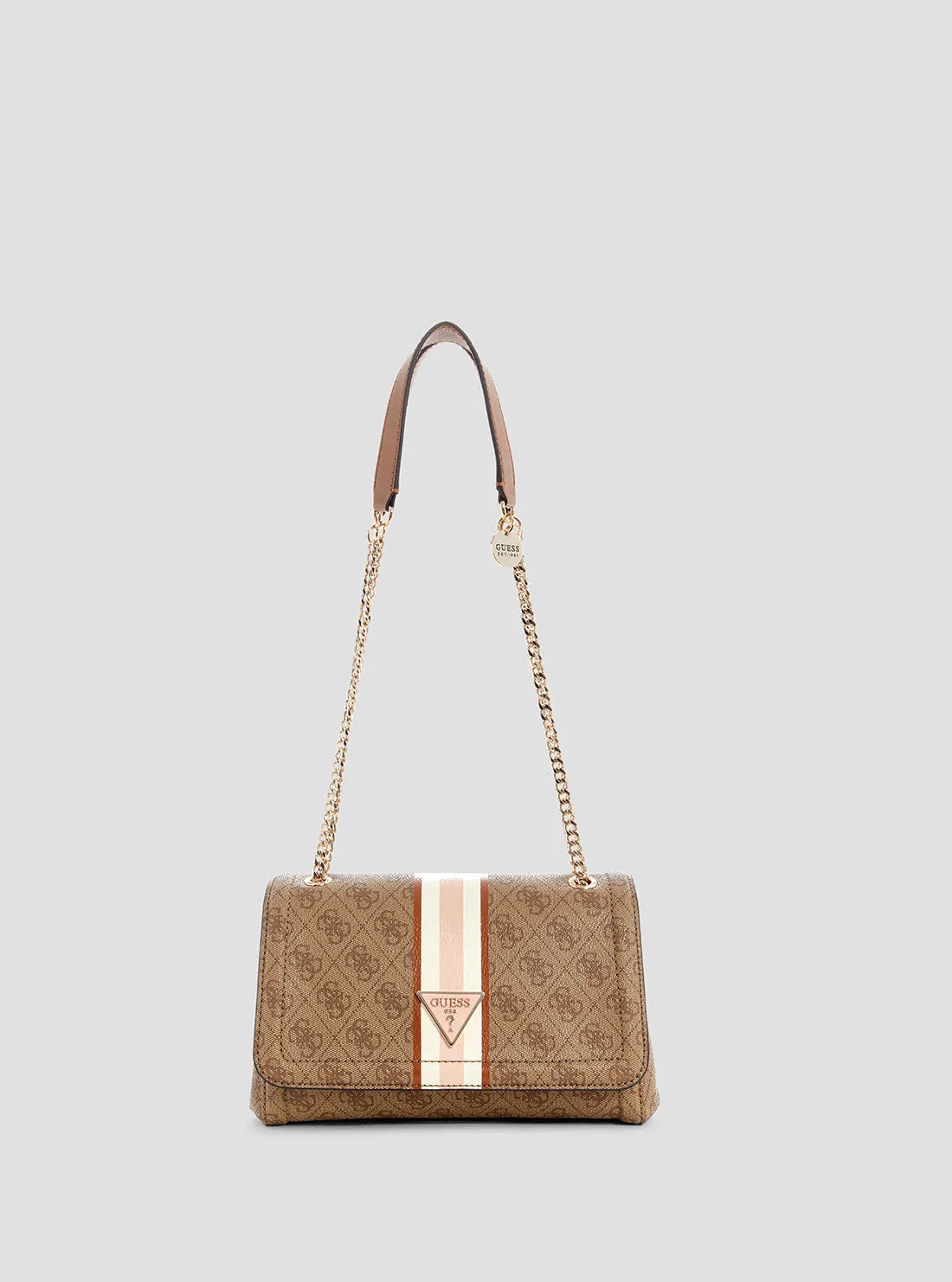 Brown Logo Noelle Crossbody Bag