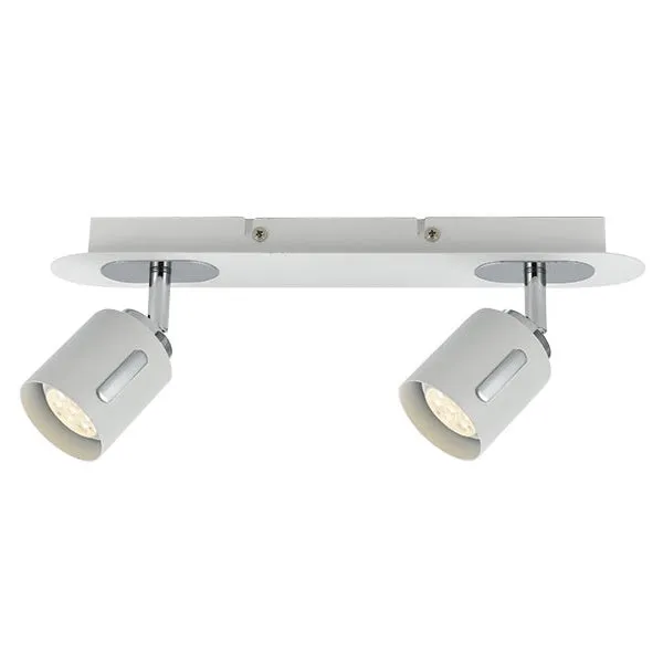 Burton 2 Light LED Spotlight White