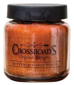 Buttered Maple Syrup Jar Candle, 16oz