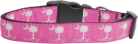 Carolina Girl Nylon Dog Collar Medium Narrow