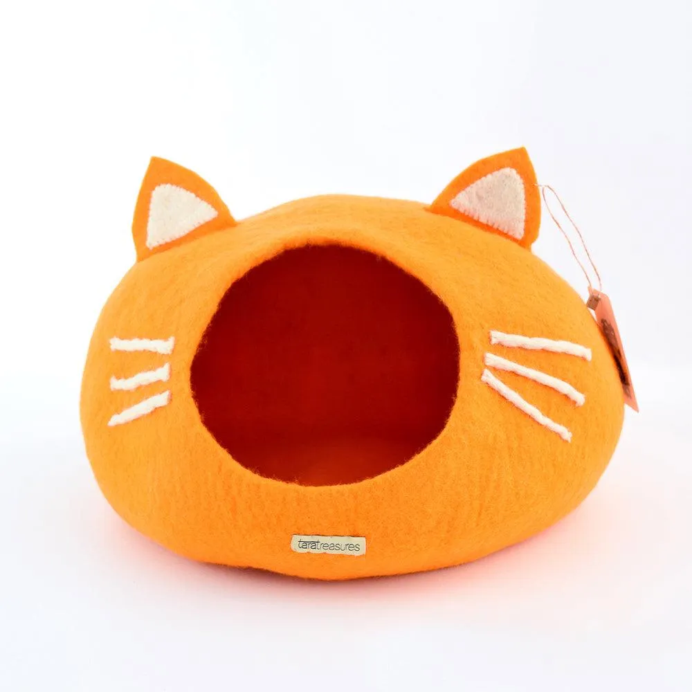 Cat Cave - Cat Head Orange