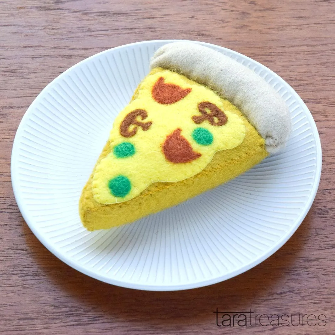 Catnip Pizza Felt Toy for Cats