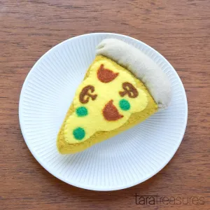 Catnip Pizza Felt Toy for Cats