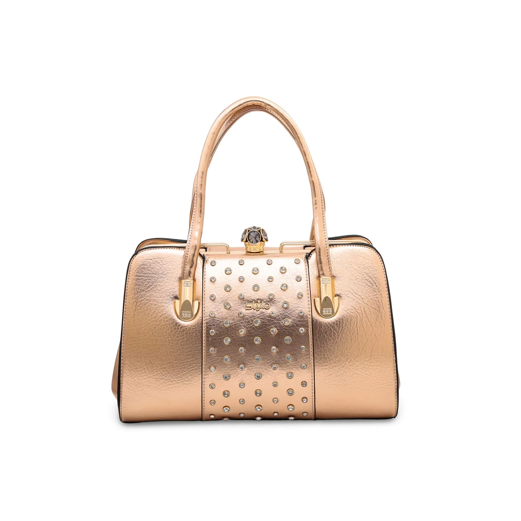 Champagne Fancy Hand Bag P35838