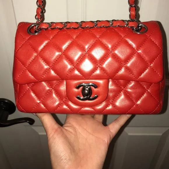 Chanel Mini Flap Bag Red