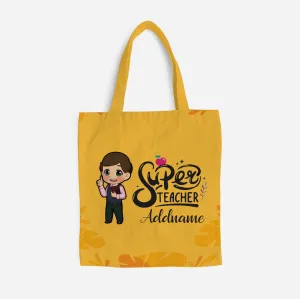 Chibi Super Teacher Chinese Male Teacher Full Print Tote Bag