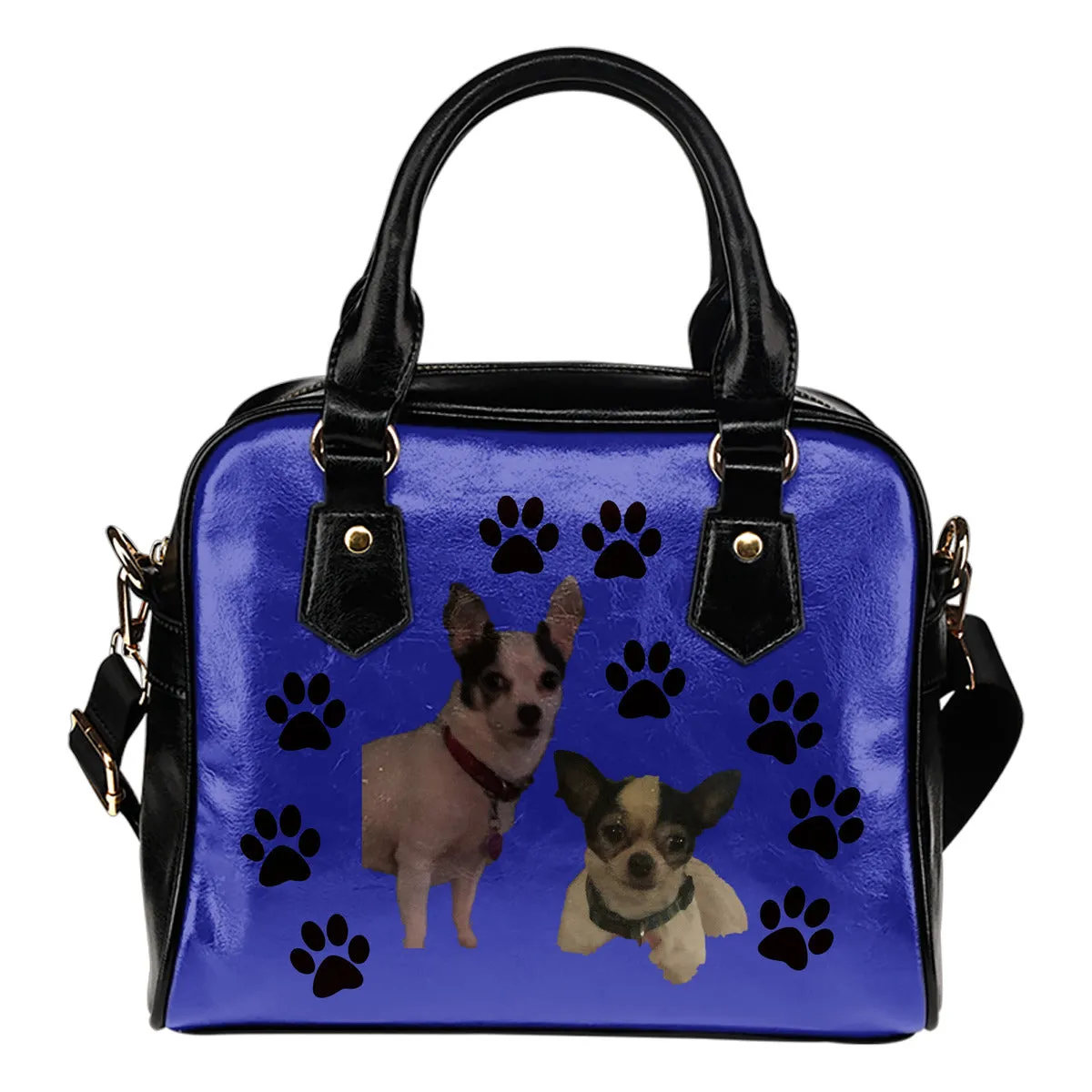 Chihuahua Shoulder Bag - Paw Print