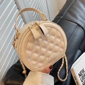 Circular Chain Quilted Bag