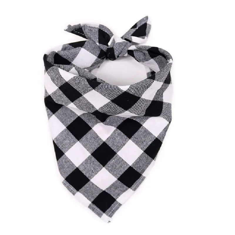 Classic red black plaid pet dog bandana blxcknorway™