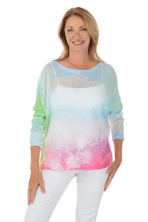 Color Splash Lightweight Sweater