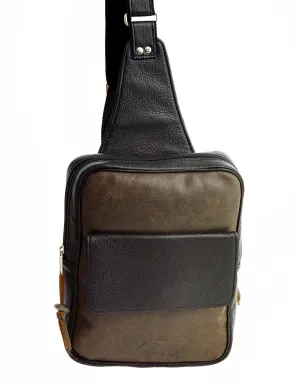 Compact Cross-Body Bag - Unisex Men’s or Women’s Leather Pack