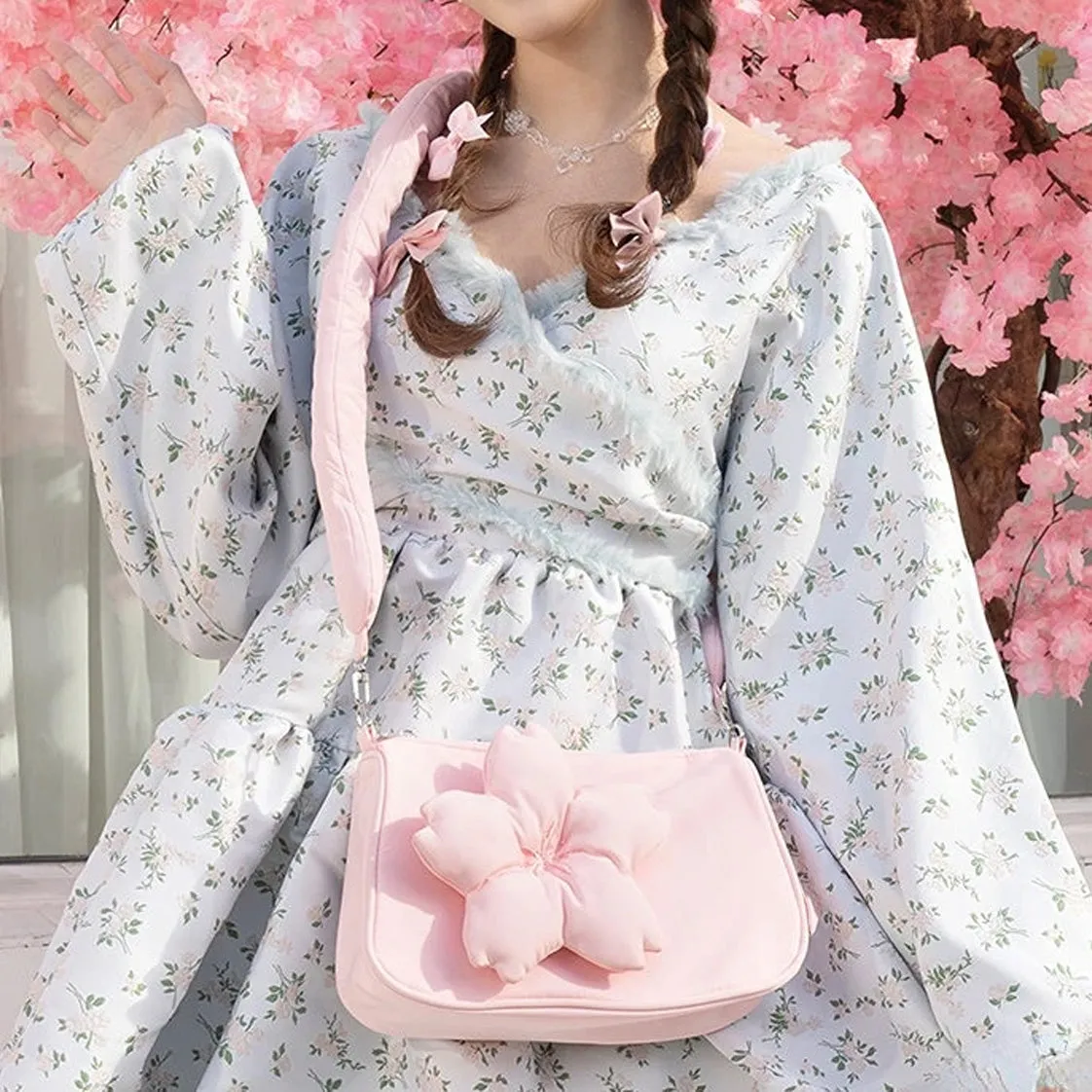 Coquette Spring Cherry Blossom Bag