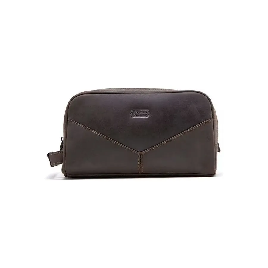 CowLuxe Short Leather Men's Handbag