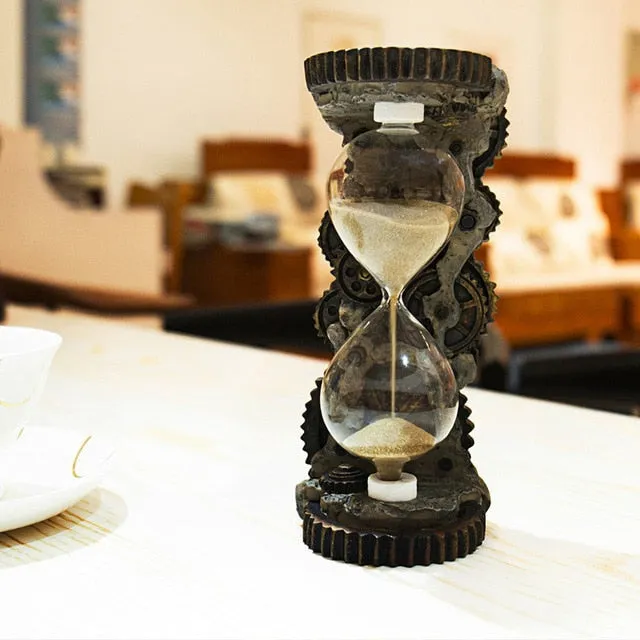 Creative Home Gear Time Hourglass Craft Gift Wholesale Retro-antique Anti-metal Hourglass Timer