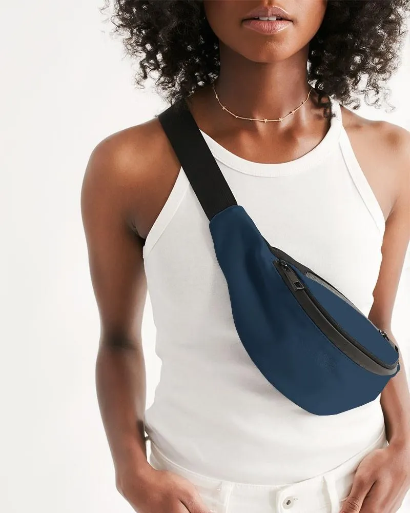 Dark Blue Belt Bag | Dark Pastel Blue | C60M30Y0K80