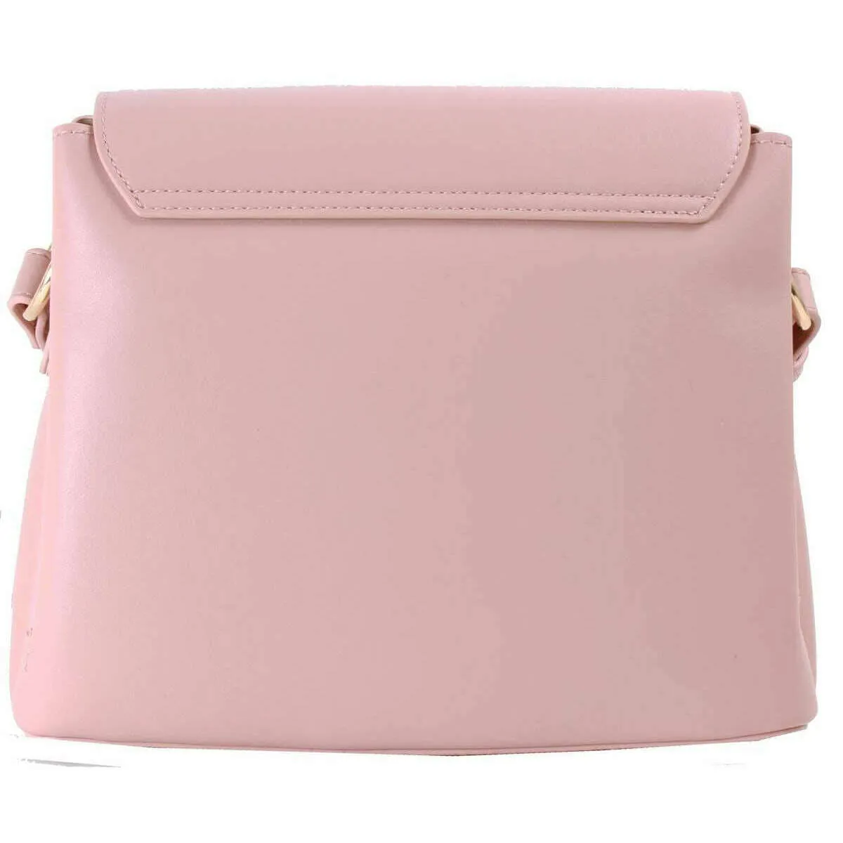 David Jones Half Flap Shoulder Handbag - Light Pink