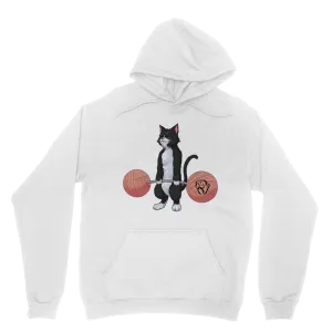 Deadlifting Tuxedo Cat Hoodie (UK)