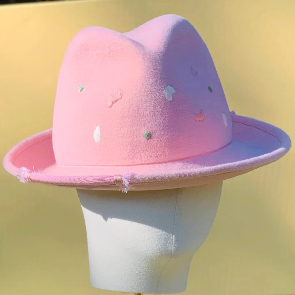 Dina Fedora in Perfect Pink