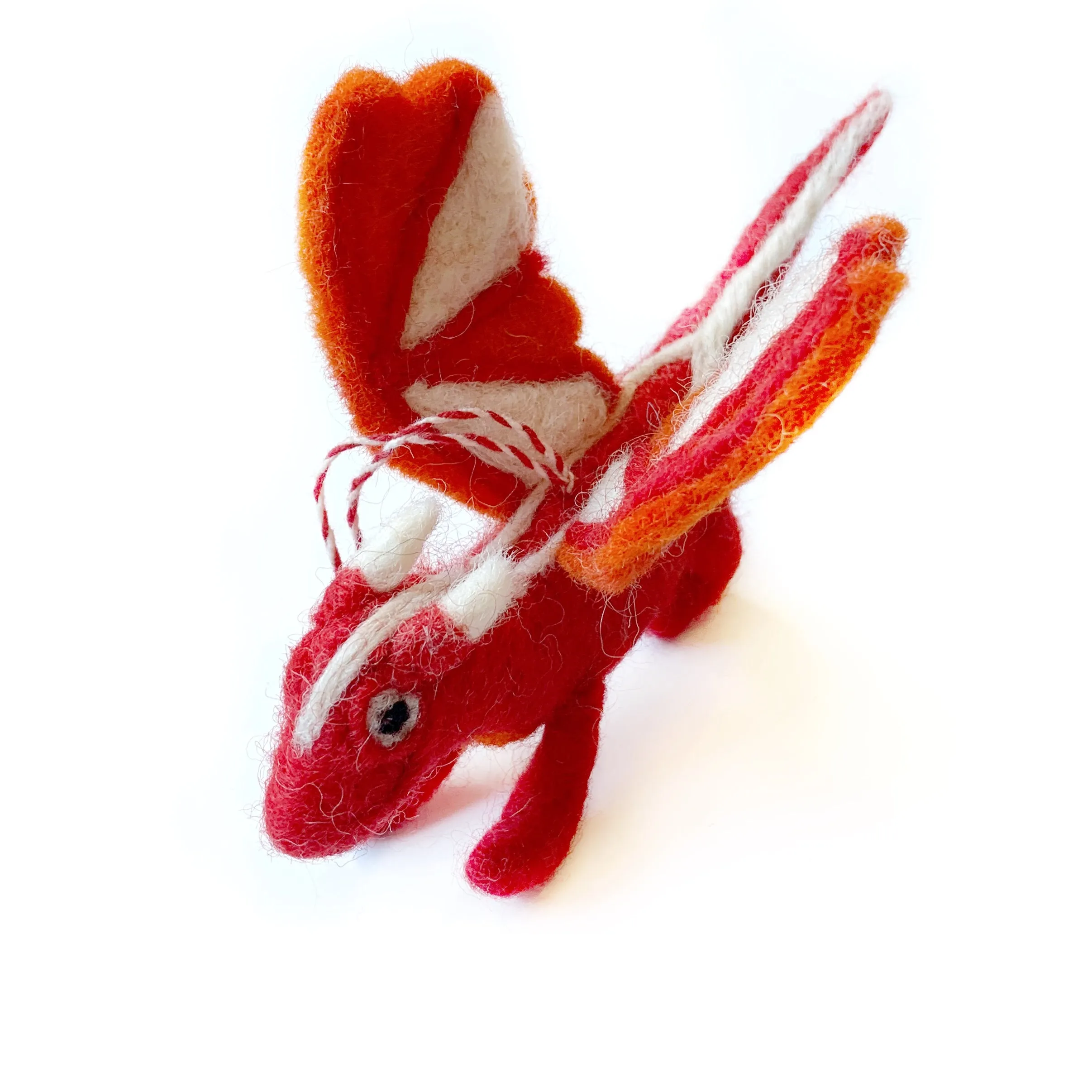 Dragon Ornament, Felt Wool